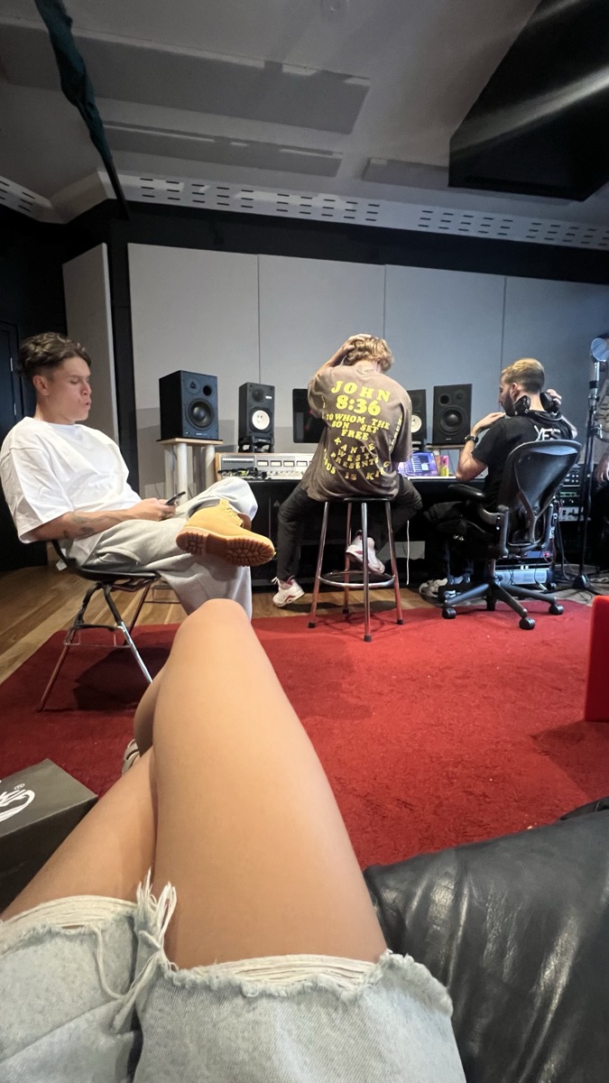 Studio session